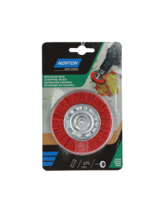 Cepillo Circular Nylon Decapado Madera 75 Mm