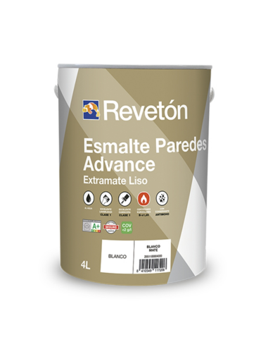 Esmalte Paredes Advance Blanco Mate 4 Lt
