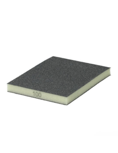 Esponja Lija Doble Cara Norton P100 Medio 123X98X12,5 Mm
