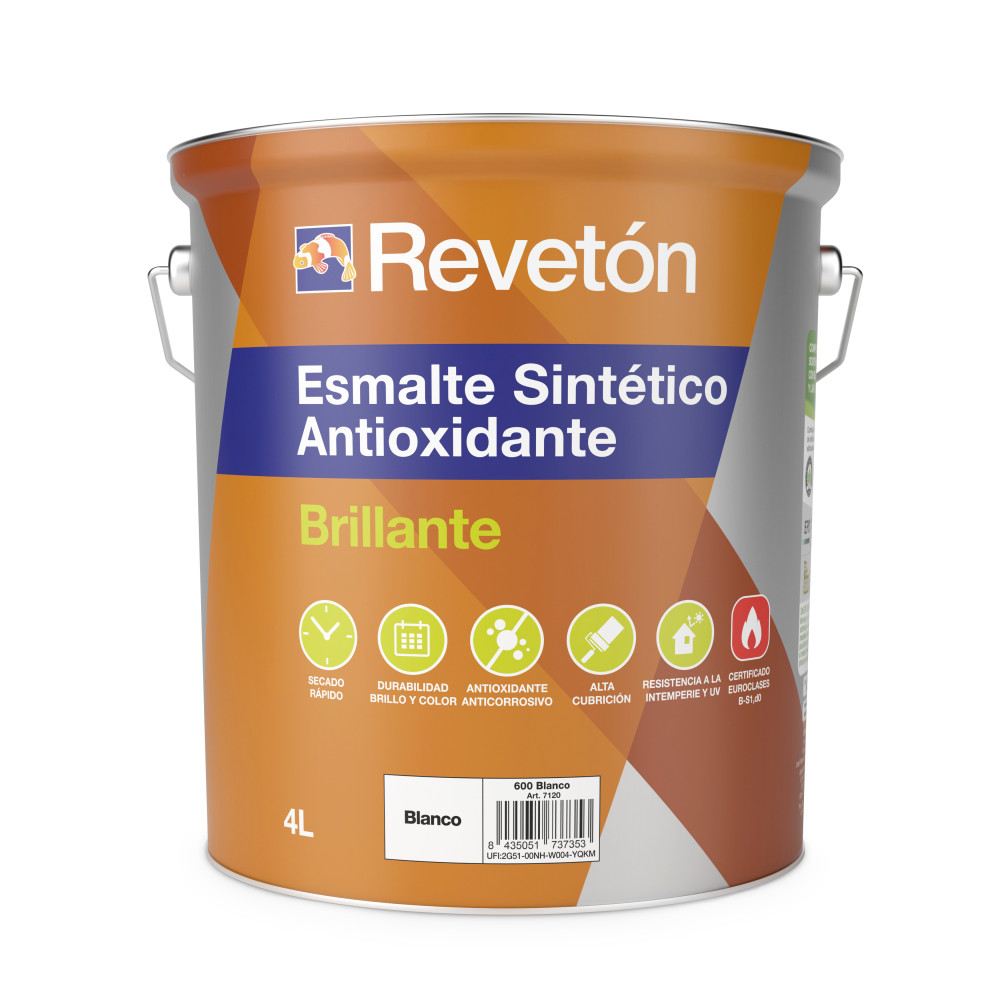 Esmalte Brillante Antioxidante Reveton 4 Lt