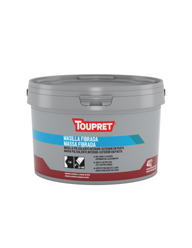Masilla Polivalente Fibrada Toupret 4 Kg