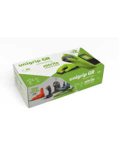 Pack 10 Cajas Guantes De Nitrilo Texturizado Unigrip GR 50 Uds.