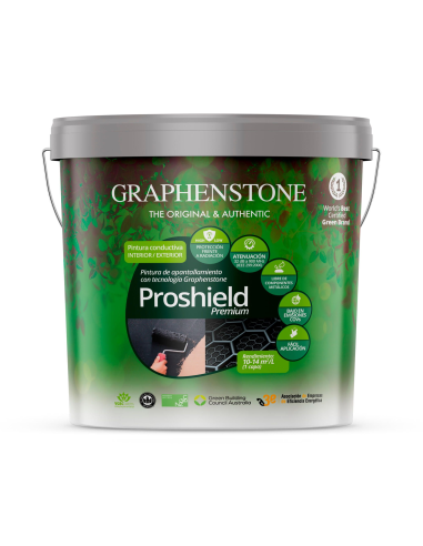 Pintura Conductiva de Apantallamiento Proshield Negro Mate 1 Lt