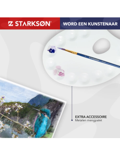 Estuche con 28 Pinceles y Brochas Starkson