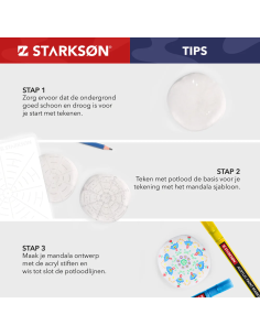 SET 32 Piezas con 30 Rotuladores Acrílicos Punta Fina 0,7 mm Starkson