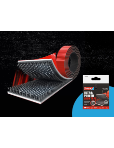 Tesa Cinta Doble Cara Velcro Ultra Power Lock Tape 25 mm x 1 mt