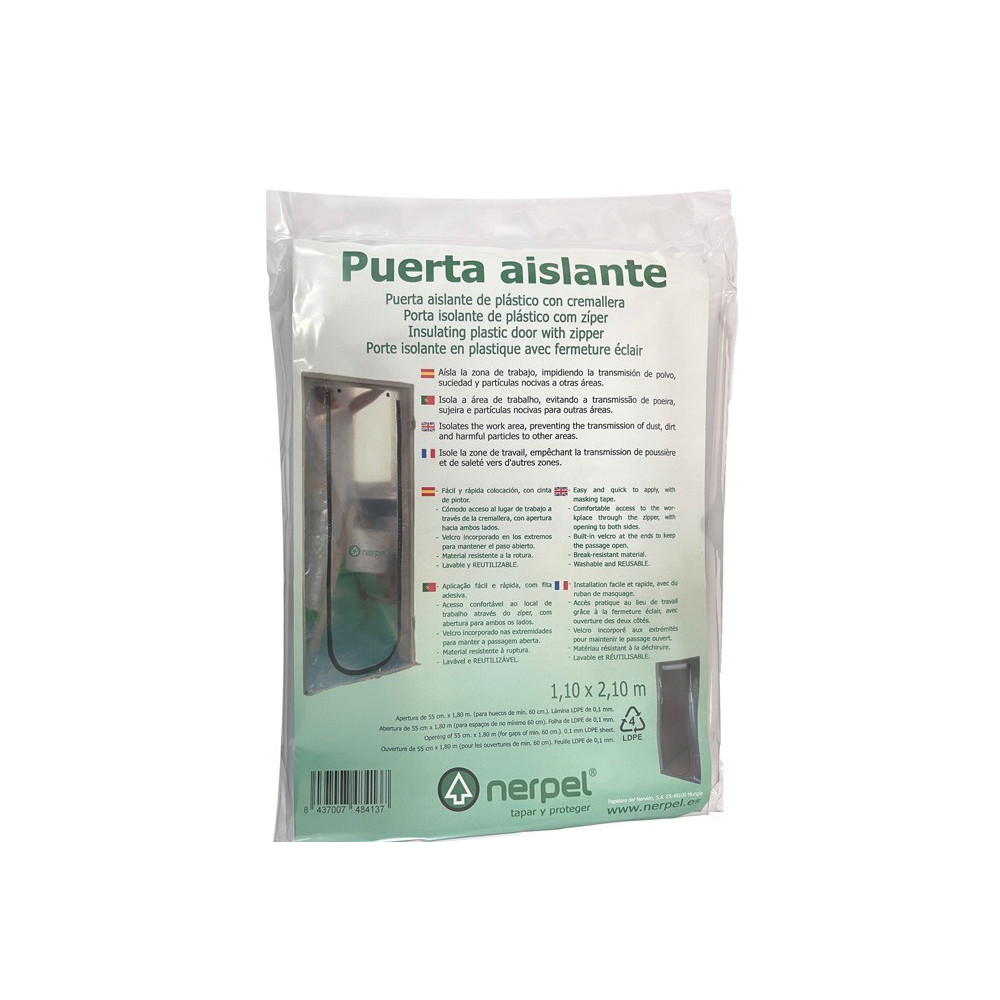 Puerta Aislante Con Cremallera Obras Nerpel