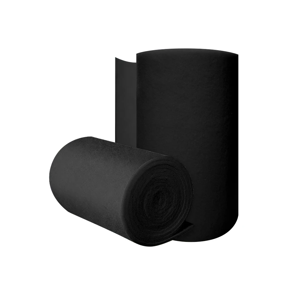 Filtro Poliéster Manta Impregnada Carbón Activado 1x20 mts