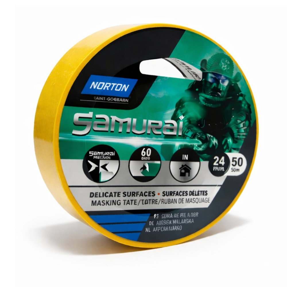 Cinta Precisión Baja Adhesión Samurái Norton 24 Mm X 50 Mts
