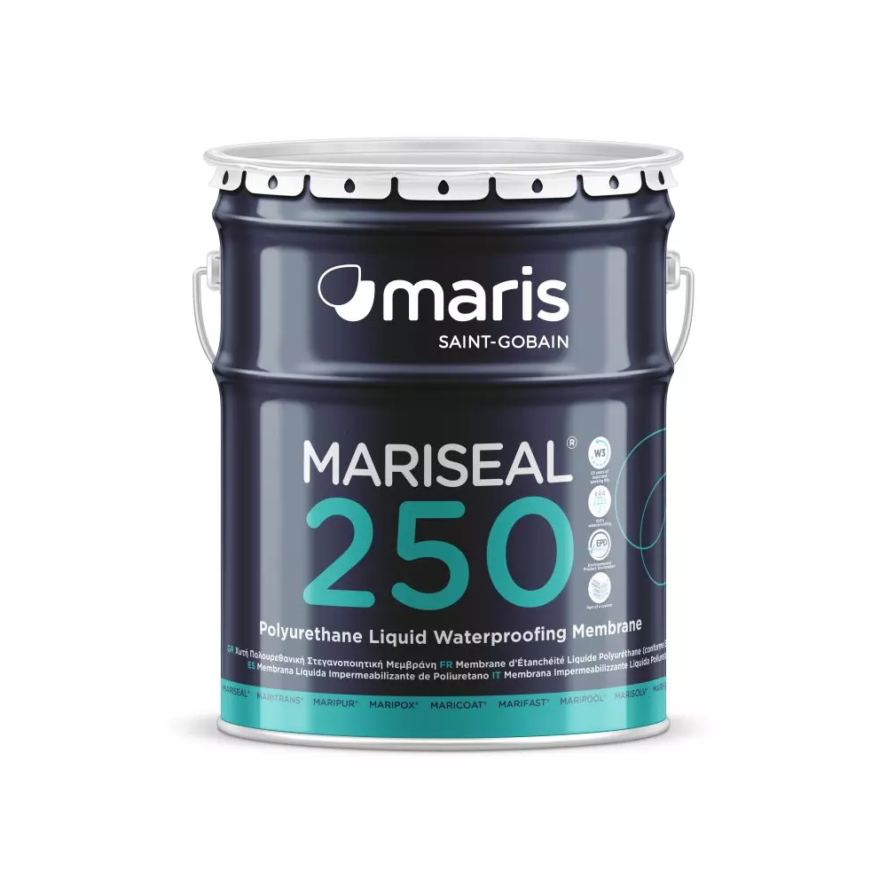 Membrana 100% Poliuretano Mariseal 250 Gris 6 Kg