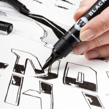 Pack 4 Rotuladores Calibrados Blackliner Set 3