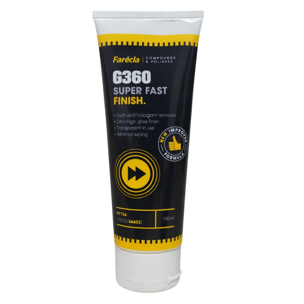 Farecla G360 Súper Fast Finish Colores Oscuros Tubo 100 Ml
