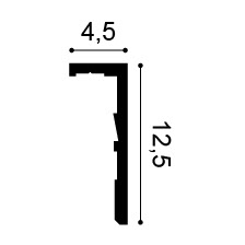 Orac Decor Cornisa 260X12,5x4,5 Cm Cx216-2600 Ledge