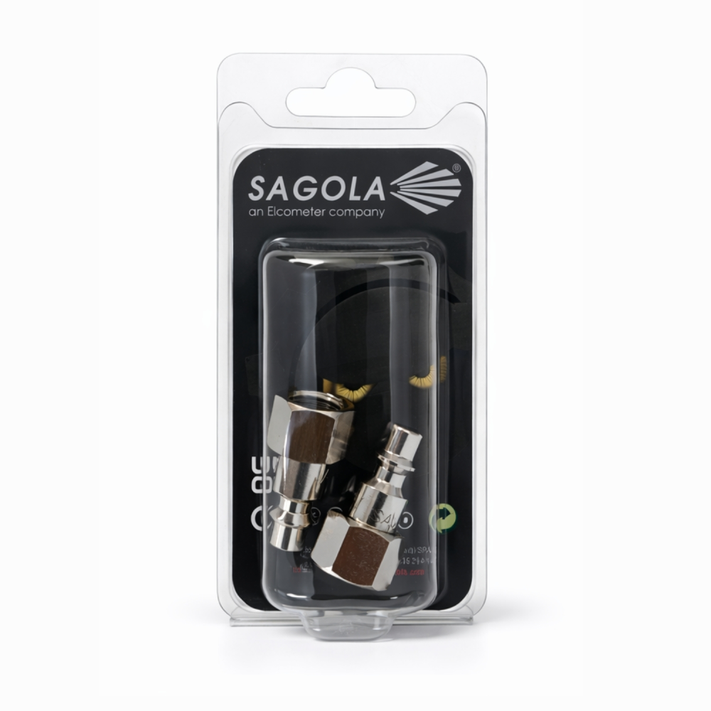 Enchufe Rápido Hembra BSPP 1/4" US-MIL Sagola 2 Uds