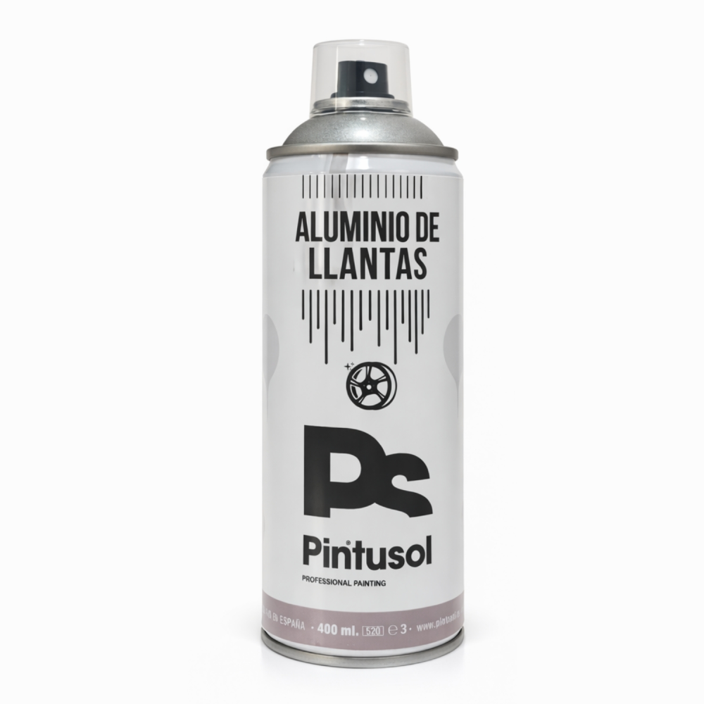 Spray Pintura Aluminio Llantas Pintusol 400 Ml