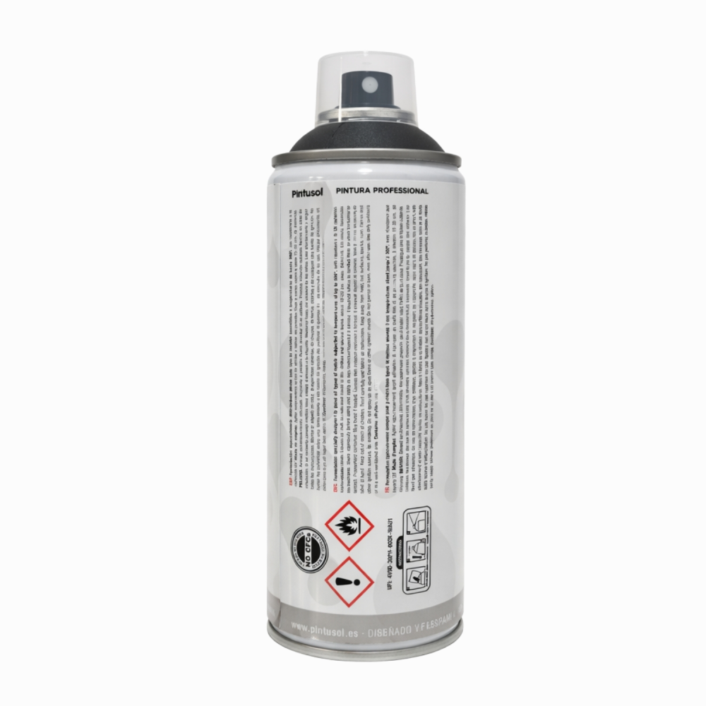 Spray Pintura Negro Anticalórico 500 ºC Pintusol 400 Ml