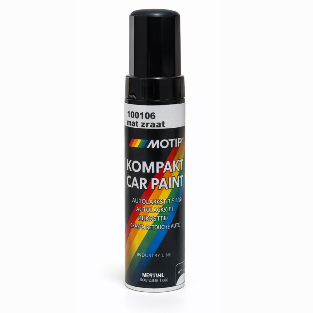 Pincel De Retoques Negro Mate Liso Motip 12 Ml