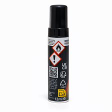 Pincel De Retoques Negro Mate Liso Motip 12 Ml