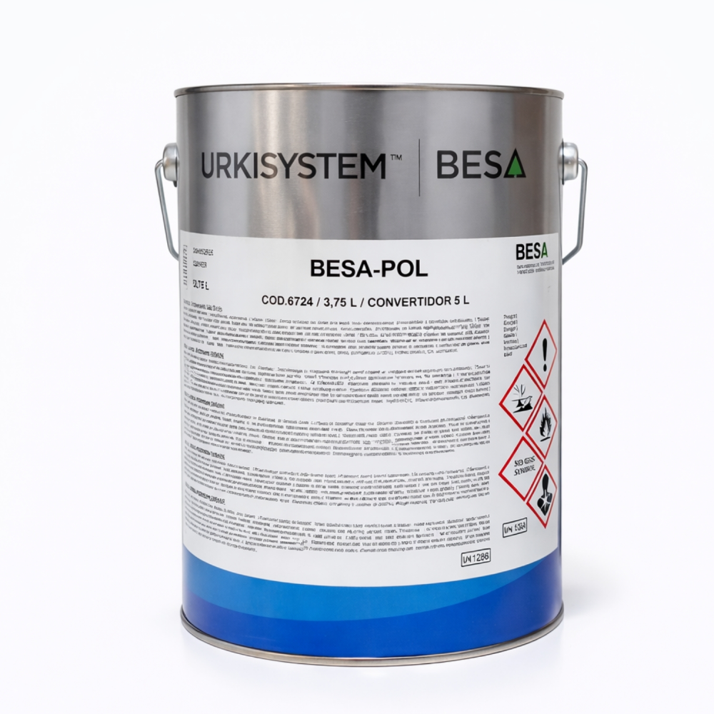 Esmalte Uretanado Brillante Besa-Pol BESA Carta Ral 5 Lt