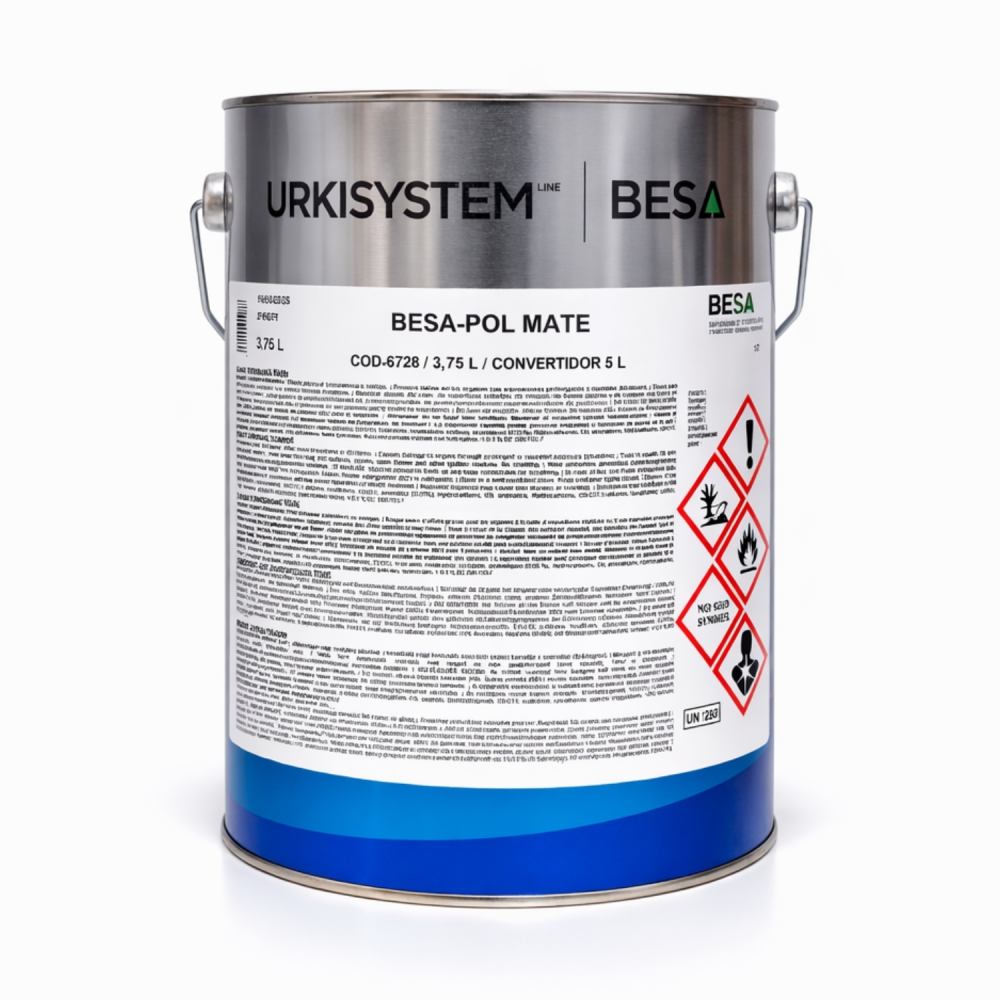 Esmalte Uretanado Mate Besa-Pol BESA Carta Ral 5 Lt
