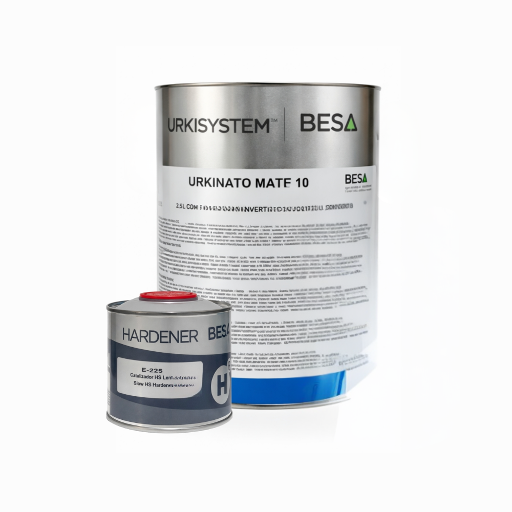 Pintura Poliuretano Mate 2 Comp. Urki-Nato Carta Ral 3:1 0,75 Lt + 0,25 Lt