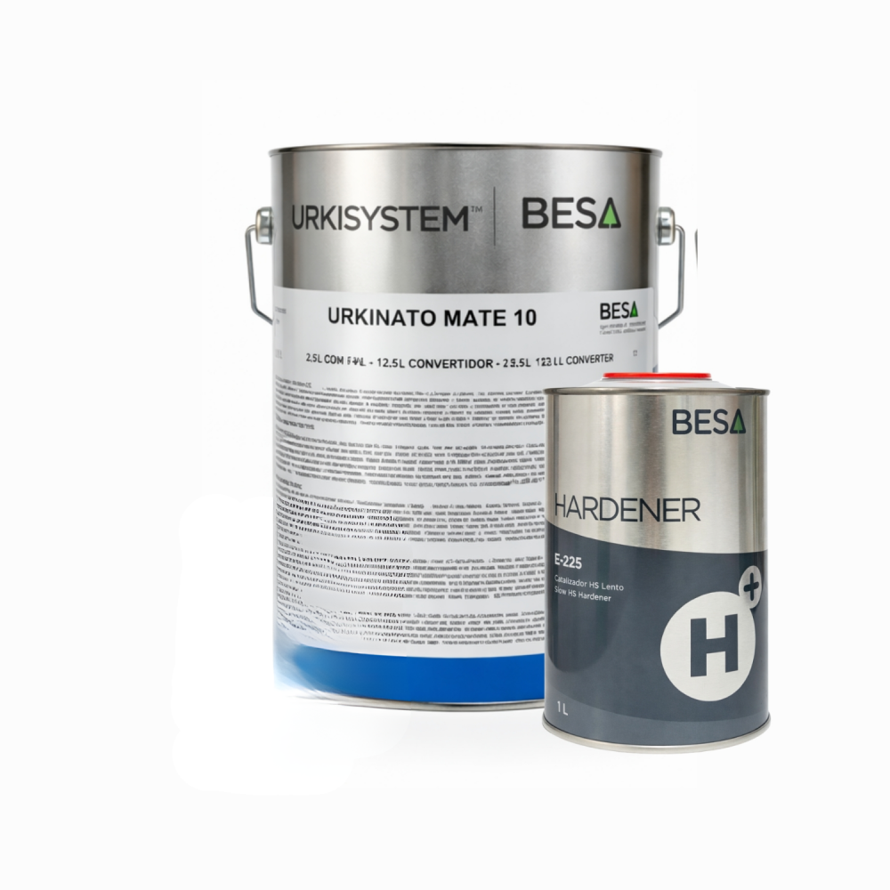 Pintura Poliuretano Mate 2 Comp. Urki-Nato Carta Ral 3:1 3 Lt + 1 Lt