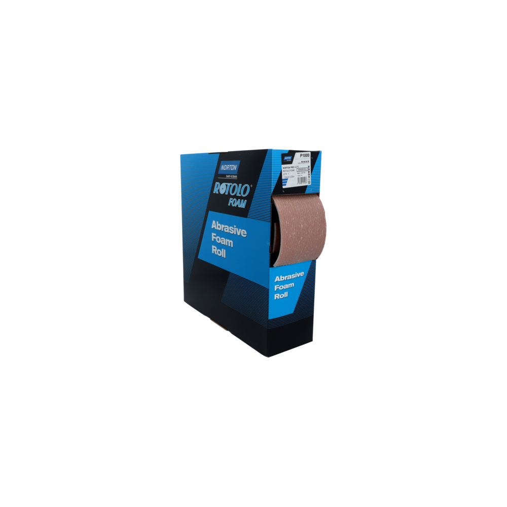 Rollo de Hojas de Lija Precortadas Foam Norton A275 115x25 Mts P1000