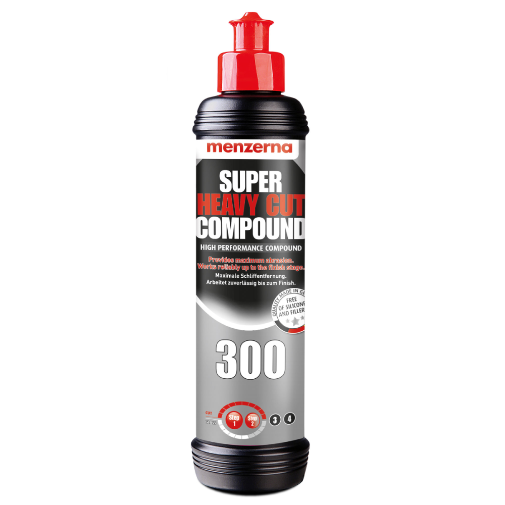 Menzerna 300 Súper Heavy Cut Pulimento Alto Corte 250 Ml