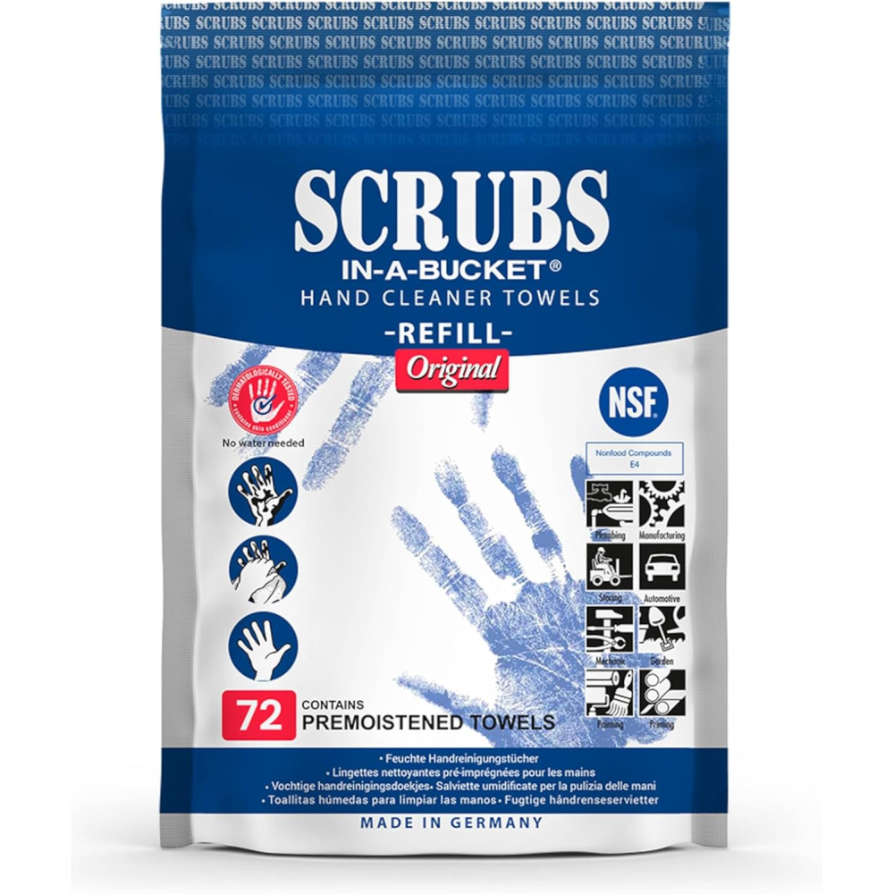 Recambio Toallitas de Limpieza Scrubs 72 Uds