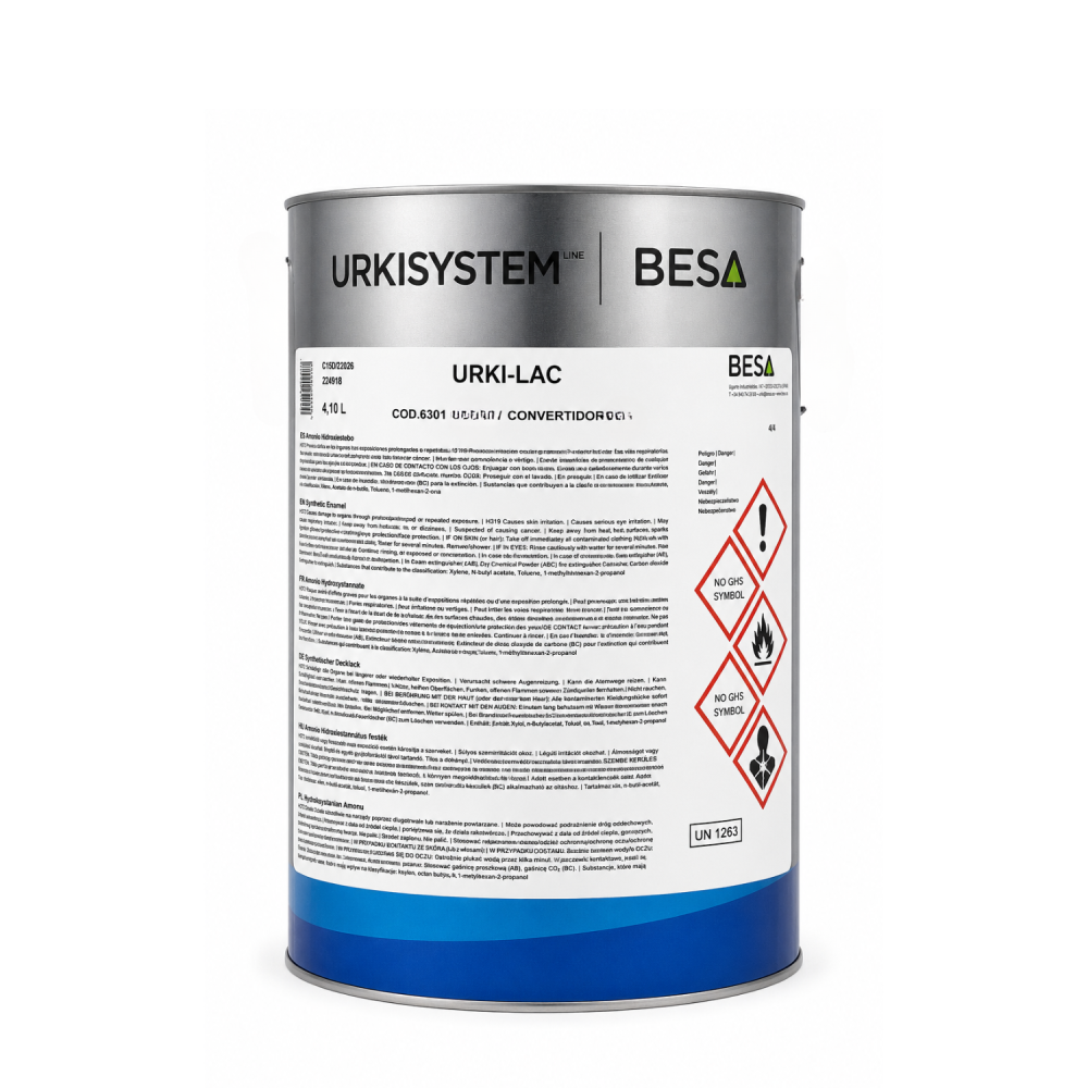 Esmalte Nitro Sintético 1K Urki-Lac BESA Carta Ral 1 Lt
