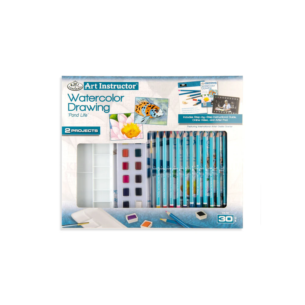Set Acuarelas Dibujar Escenas de Estanques 30 Piezas Royal Langnickel