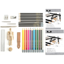 Set de Viaje de Arte para Bocetos y Dibujos 32 Piezas Royal Langnickel