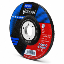 Discos Para Desbaste Acero Inox 115x6,4x22,23 A30S BF27 Vulcan Norton 10 Uds