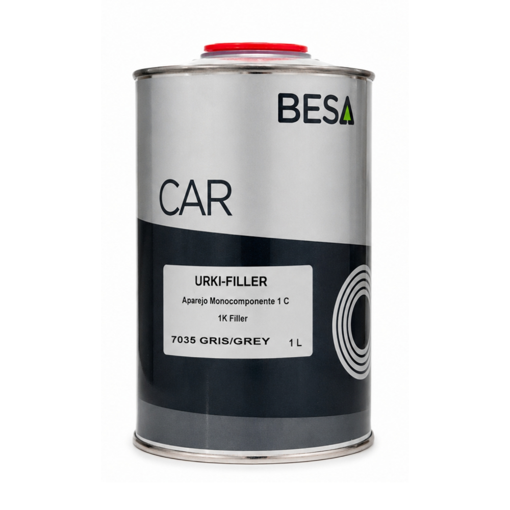 Aparejo Monocomponente 1K Urki-Filler Gris Claro Ral 7035 1 Lt