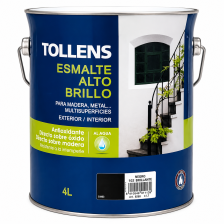 Esmalte Al Agua Alto Brillo Tollens 4 Lt