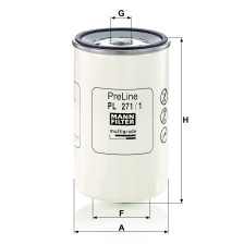 MANN-FILTER Filtro de combustible PL271/1