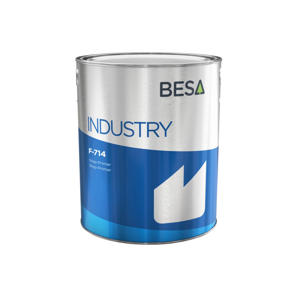 Imprimación Fosfocromatante Shop Primer Gris Medio F-714 Besa 1 Lt