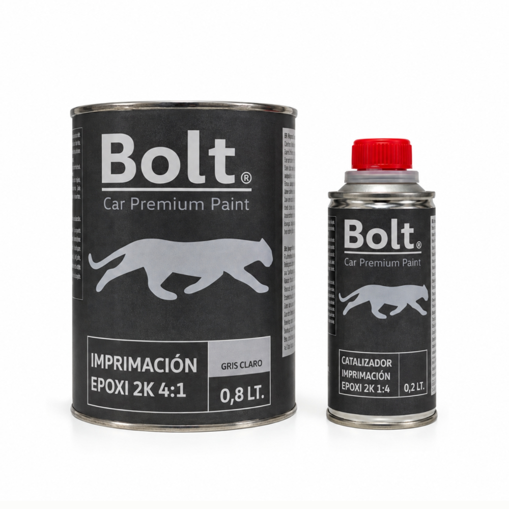 Imprimación Epoxi 2K Bolt 4:1 Gris Claro 0,8 Lt + 0,2 Lt