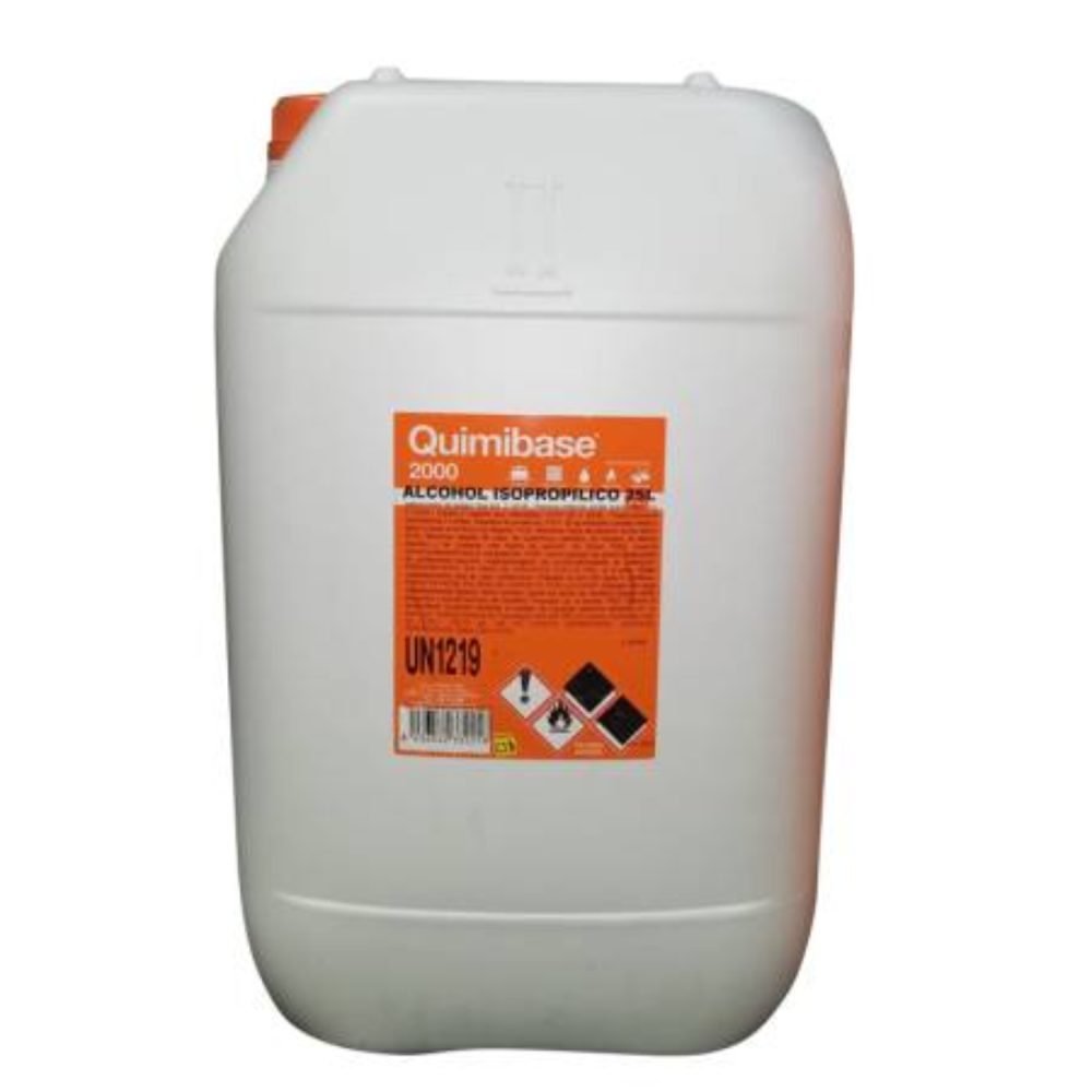 Alcohol Isopropilico 99,8% Envase Plástico HDPE 25 Lt