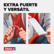 Tesa Cinta Americana Extra Power Universal Plata 50 Mm X 30 Mts