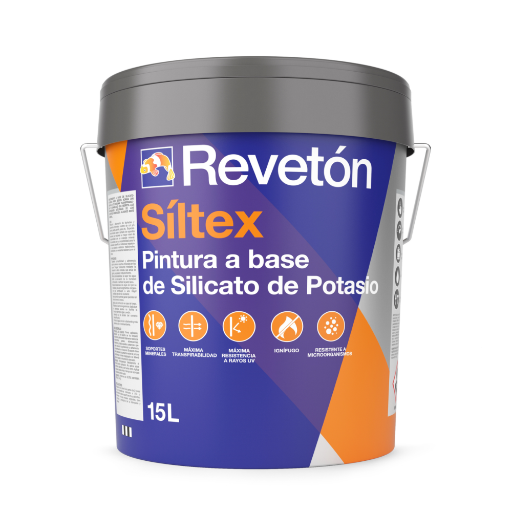 Siltex Silicato Puro Reveton Blanco 15 Lt