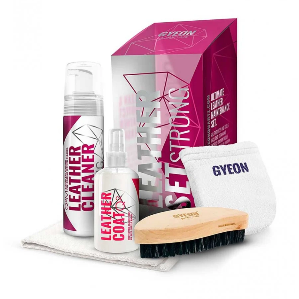 Gyeon Q2M Kit Limpiador - Protector Cuero Fuerte