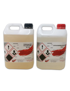 Barniz Suelos Brillante 2 Componentes R-5 5Lt+5Lt